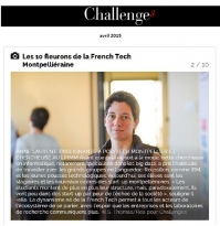 Anne Laurent, <br>parmi les 10 fleurons <br>de la French Tech montpelliéraine