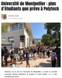 Polytech Montpellier affiche complet