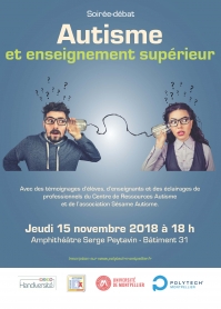 Autisme et enseignement supérieur : c'est ce soir !