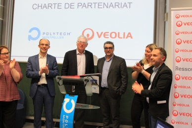 Veolia s'engage auprès de Polytech Montpellier