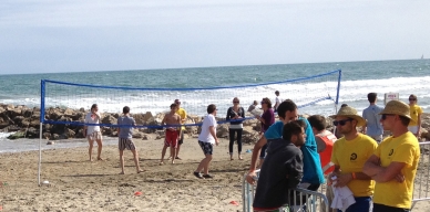 La vie en communauté <br>sur la plage